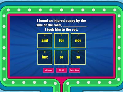 Coordinating Conjunctions ELA