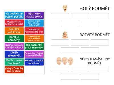  Holý, rozvitý, několikanásobný podmět