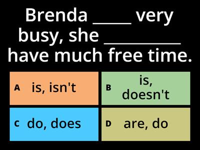 Fill in the gaps - 3rd person/present simple & past simple