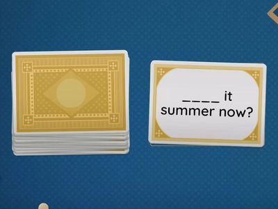 to be speaking questions 3 (with gaps)