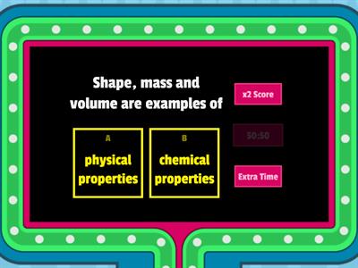 Matter gameshow quiz