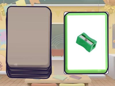 School objects and colors