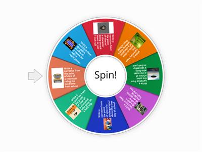 Spin the Wheel: Narrative Writing Prompts