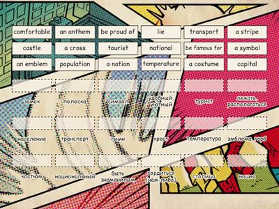 6 класс 3 unit Лексика