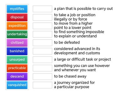 Module 4 Week 2 Vocabulary 