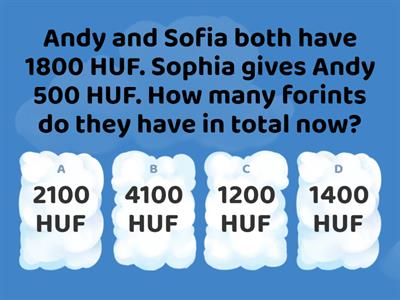 Word Problems: Addition