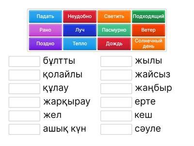 қазақ тілі 4 сынып