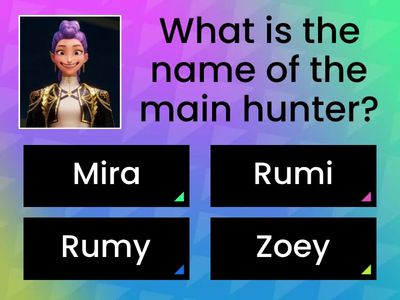 K-pop demon hunters QUIZ