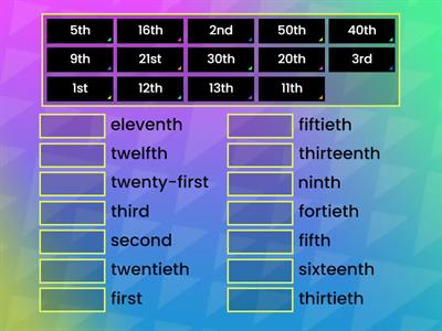 J2 - Ordinal numbers