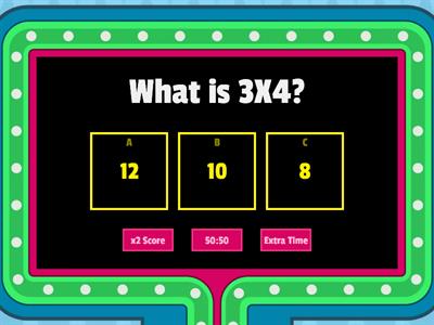 Multiplication Practice 3,4,5