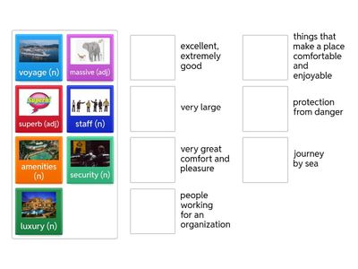 Match words with meanings.Activity 3-WB.35