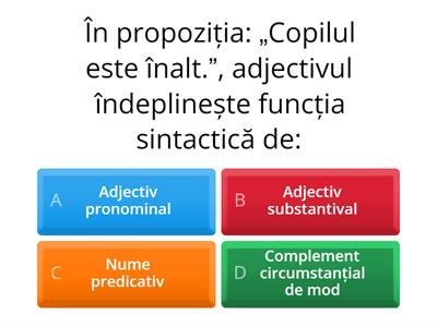  Adjectivul