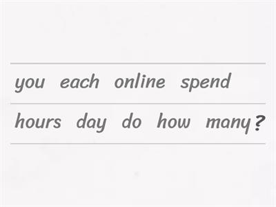 Road map A2+ Ex6a (Unjumble)