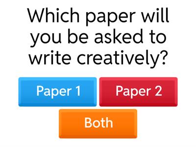 The Creative Writing Question