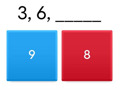 Skip Counting by 3's