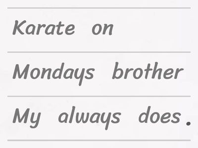 Present simple and present continuous