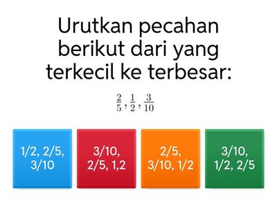 BILANGAN PECAHAN KELAS V