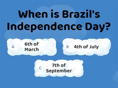 English Quizz (Ordinal numbers)