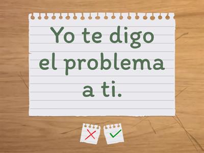 Pronombres de complemento directo e indirecto