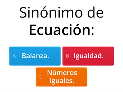 Ecuaciones simples