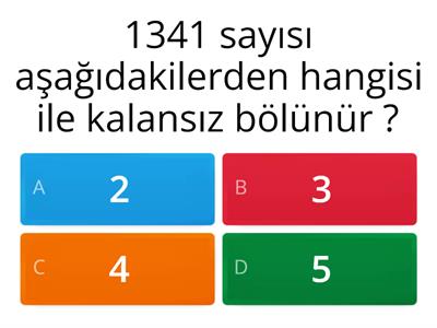 Bölünebilme Kuralları