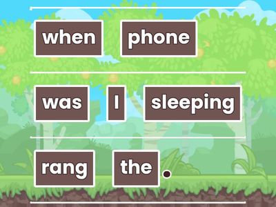 Past Continuous + Past Simple