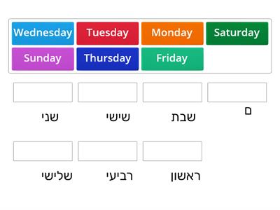 Days of the week