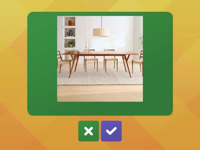 Furniture, prepositions of place, rooms