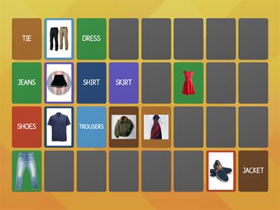 U4 - CLOTHES MEMORY GAME