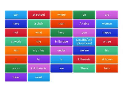 Lithuanian words beginners