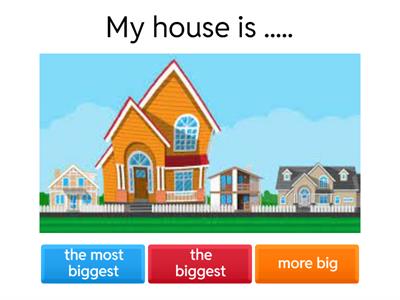 Comparative, superlative