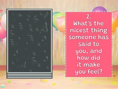 Warm-up questions (adult)