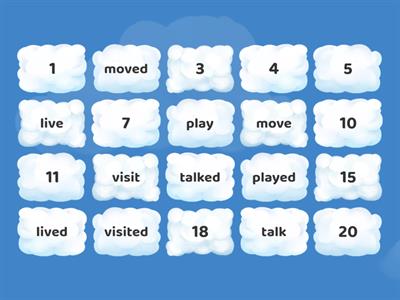 Past Simple Regular Verbs