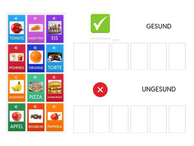 ESSEN, gesund / ungesund