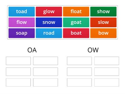 Long O Vowel Teams