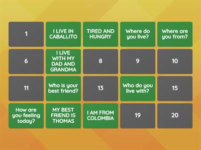 QUESTIONS 4TH MEMORY GAME 