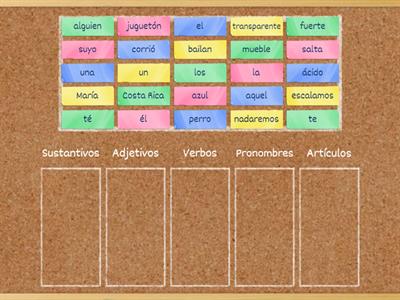 Partes variables de la oración