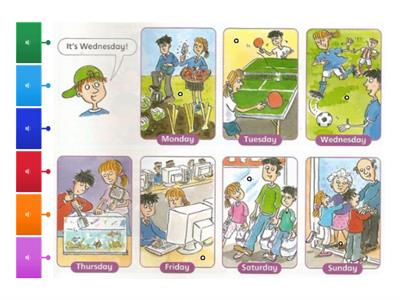 Days of the week (Listening)