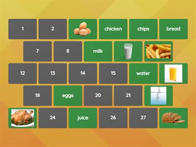 KB2 U6 Dinner Time matching