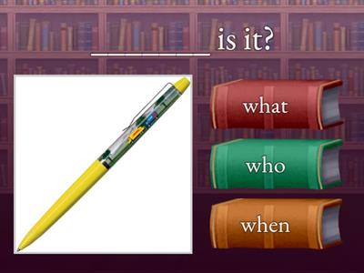 What/ Where/ Who /How many