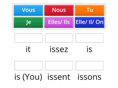 Ir verbs Match Up 