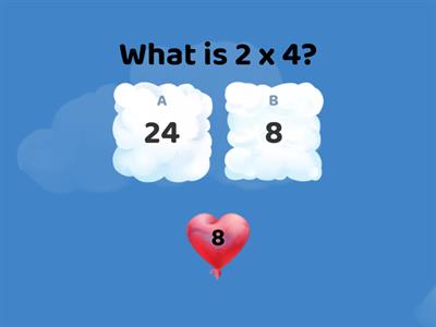 4 Times Table Win or Lose