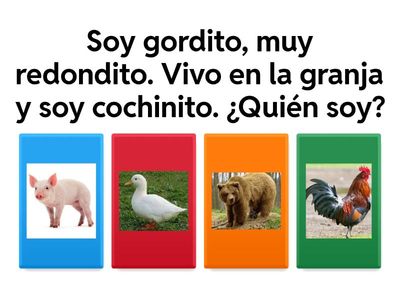 Adivinanzas de la granja