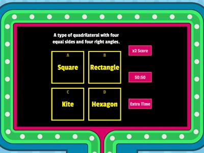 Quadrilaterals Game Show 