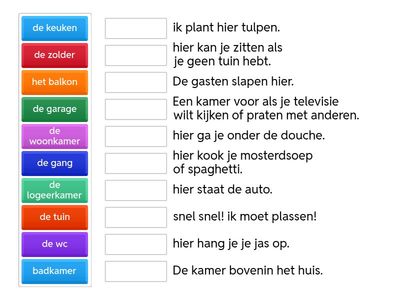 Match the word and the description