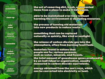 SpeakOut Upper U3A . Environment. Definitions