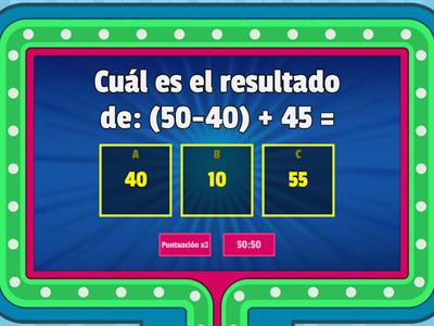 Operaciones Combinadas 