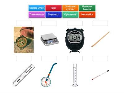Science measurement equipment (JC)