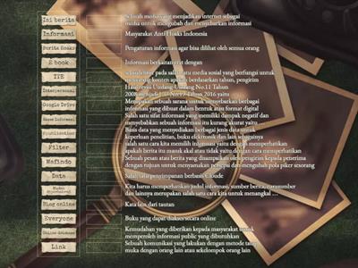 INFORMATIKA KELAS IX BAB 6 INFORMASI DAN PUBLIKASINYA 11111111111111