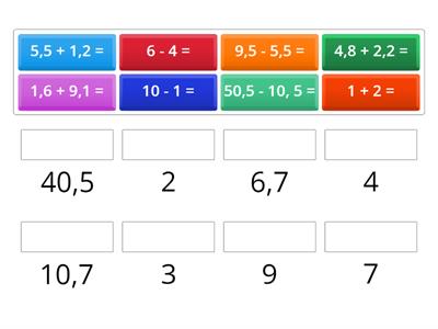 Maths - Calculs simples